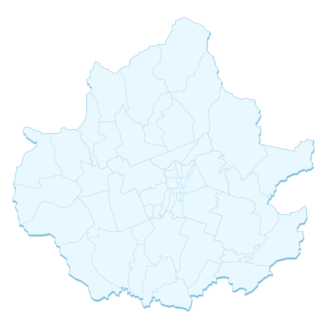 수원 법정동 지도 이미지